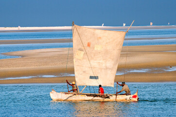 Vezo tribe fishermen, Belo sur Mer, Madagascar.