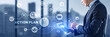 © Funtap - Action Plan Business Technology Strategy concept on virtual screen. Time management
