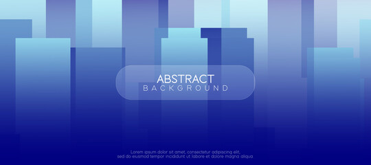 Wall Mural - abstract blue corporate background. modern square light concept of technology for business banner te