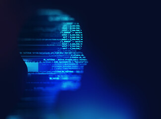 programming code abstract technology background of software developer and computer script 3d illustr