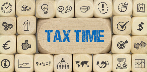 Wall Mural - Tax Time