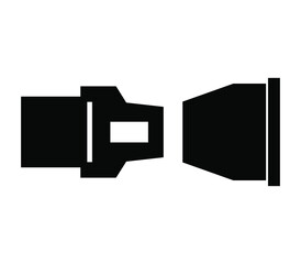 Canvas Print - Seat belt icon