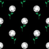Fototapeta Dmuchawce - Seamless Pattern With Floral Motifs able to print for cloths, tablecloths, blanket, shirts, dresses, posters, papers.