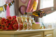 © Tetiana Tuzyk - Champagne party. Glasses of champagne on the table.