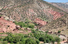Poor Villages In The Most Remote Valleys Of Morocco, North Africa