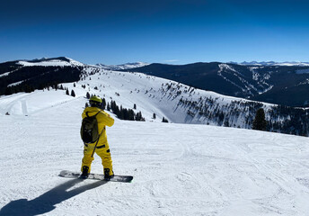 The legendary back bowls at Vail Ski resort, CO