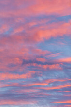 Pink Clouds At Sunset