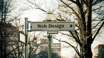 Street Sign to Web Design
