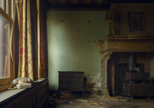 Interiors Of An Abandoned House