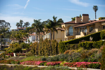 Day time view of the city of Rancho Palos Verdes, California, USA.