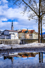 Poster - famous old town of Bad Tolz - Bavaria