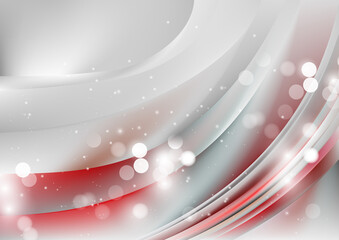 Wall Mural - Abstract Red and Grey Blurred Bokeh Background
