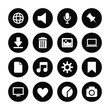 © beart - website and internet icon in black color