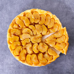 Poster - traditional french tart tatin- apple pie