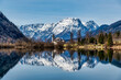 © Karl Allen Lugmayer - Peaceful Lake Grundlsee With Alps Reflecting in Lake, Styria in Austria, Springtime in Salzkammergut