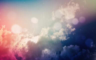Wall Mural - Bokeh Sky Backgrounds