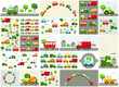 © Anastasiya - Baby city cars set. Vector cartoon illustrations for kids, nursery, poster, card, birthday party, baby t-shirts.