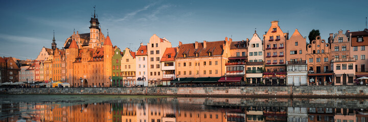 Wall Mural - Cityscape of Gdansk in the morning