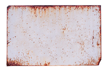 Wall Mural - Rust corrosion white iron sign,Rust of metals.Corrosive Rust on old iron white.Use as illustration for presentation.                               