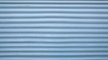 Poster - Blue metall roller shutter texture background