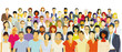 Gruppe von Personen Portrait, Team Gruppe - vector illustration	