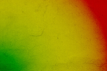 Wall Mural - Wall texture in Rastafarian colors. Rastafarai background