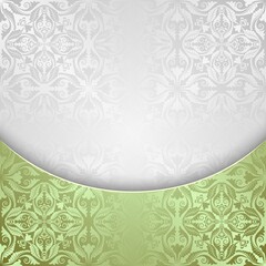 Sticker - ornate background