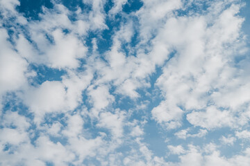 Blue sky with clouds