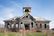 Old and Abandoned Rural Schoolhouse