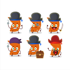 Sticker - Cartoon character of chicken wings with various pirates emoticons