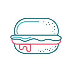 Sticker - fast food burger