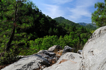 Wall Mural - Felslandschaft in der Sierra de Cazorla, Spanien // landscape in the Sierra de Cazorla, Spain