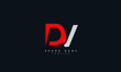 © Nisar - Alphabet Letters Initials Logo DV, VD, D and V