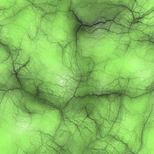 Seamless Texture Abstract Green With Black Hairs Veins, Fantastic Texture