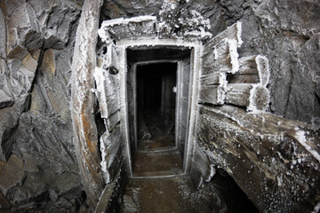 Canvas Print - abandoned tunnels in the mine