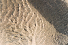 Close Up Of Patterns In The Sand