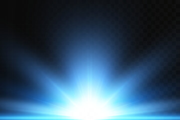 Wall Mural - light flare special effect. vector illustration.