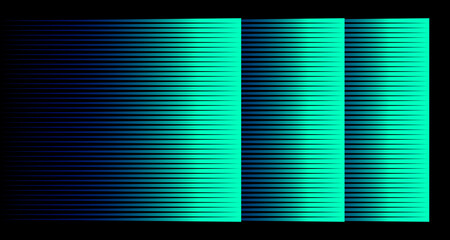 Wall Mural - abstract blue radial striped background for retro, graphic effect. blue gradient line halftone patte