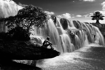 waterfall in the forest