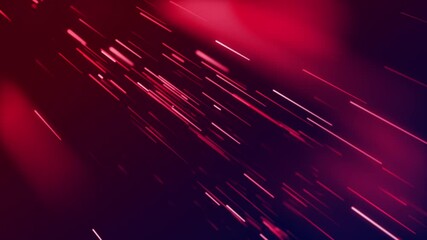 Wall Mural - Abstract Technology Background With Glowing Lines Loop/ 4k animation of an abstract technology neon design background with digital led light glowing and seamless looping