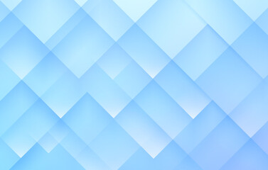 Wall Mural - modern light blue geometric triangle shape overlapping layer background with copy space. abstract te