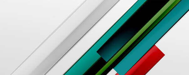 Color abstract lines trendy geometric background for business or technology presentation, internet poster or web brochure cover, wallpaper