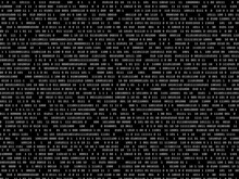 Digital Data Code Binary Zeroes And Ones Bits Animation In Black And White
