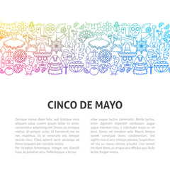 Sticker - Cinco de Mayo Line Template