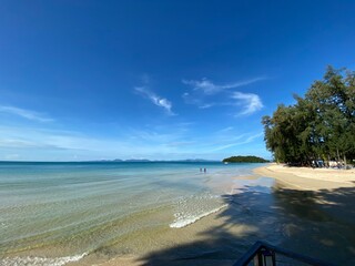 beach in the morning in thailand