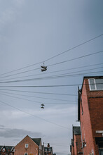 Shoes On Telephone Wire In Hyde Park Leeds