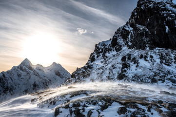 Wind over the mountain