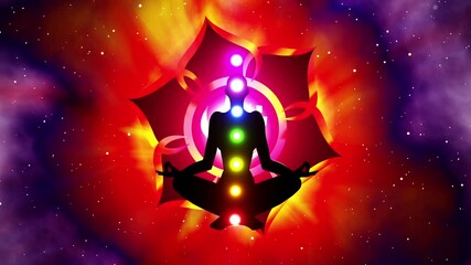 Wall Mural - Chakra Cleansing Meditation