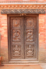 Wall Mural - nepal style door