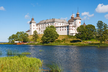 Sticker - Lacko castle on a hill by a lake Vanern